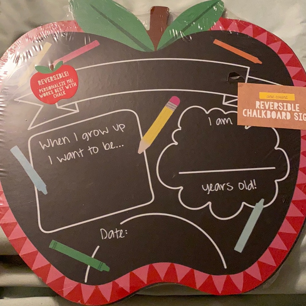 Chalkboard sign